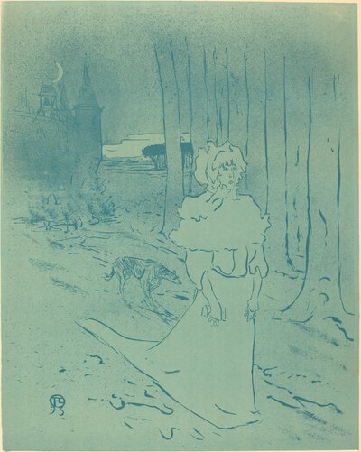 La châtelaine ou le tocsin - Henri de Toulouse Lautrec