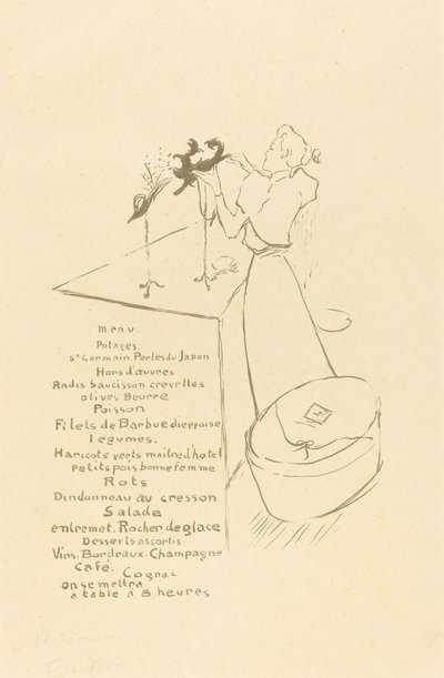 La modiste (Renée Vert) - Henri de Toulouse Lautrec