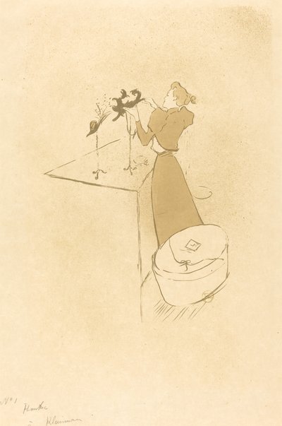 La Modiste (Renée Vert) - Henri de Toulouse Lautrec