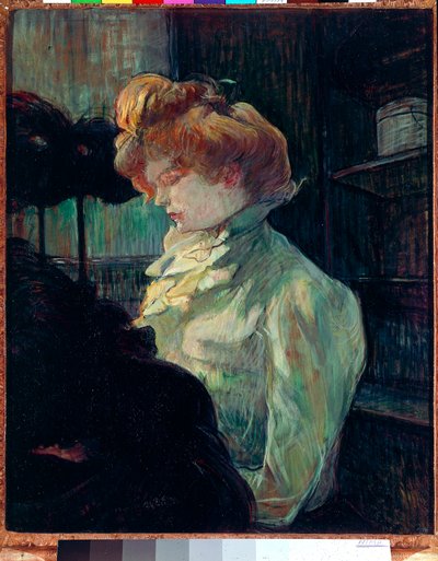 La Modiste. Portrait de Madame Louise Blouet - Henri de Toulouse Lautrec