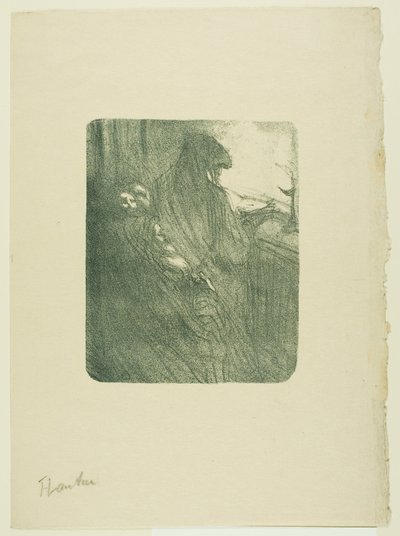 Les vieux flirts, de Mélodies de Désiré Dihau - Henri de Toulouse Lautrec