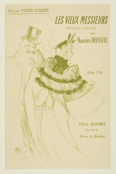 Les Vieux Messieurs - Henri de Toulouse Lautrec