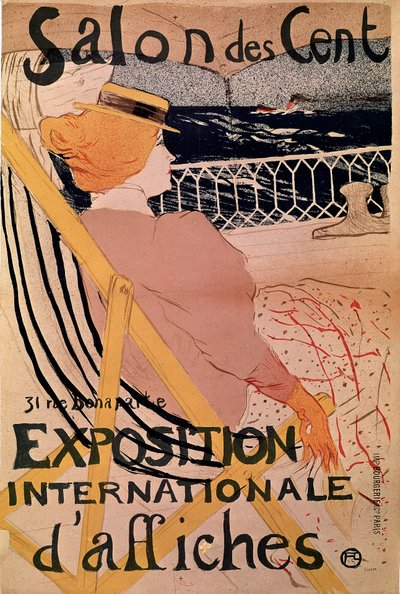La Passagère du n° 54 Affiche pour le "Salon des Cent", exposition internationale d
