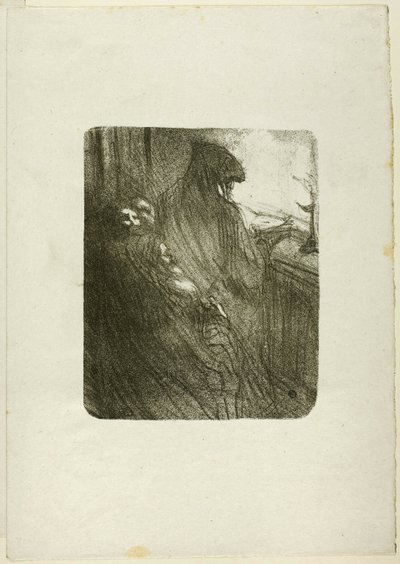 La prière des Juifs polonais, de Au Pied du Sinaï - Henri de Toulouse Lautrec