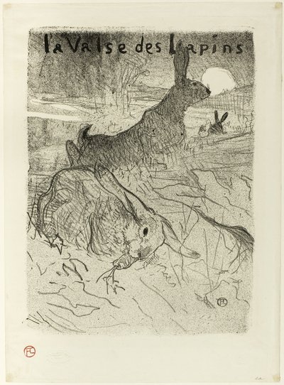 La valse des lapins - Henri de Toulouse Lautrec