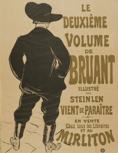 Le deuxième volume de Bruant, 1893 - Henri de Toulouse Lautrec