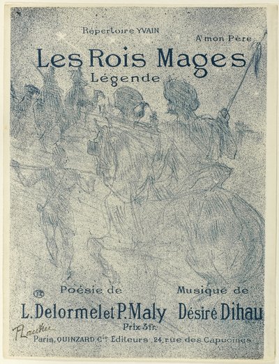 Les trois rois mages - Henri de Toulouse Lautrec