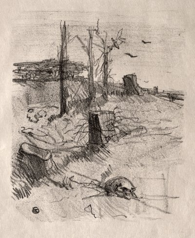 Un Cimetière en Galicie, 1898 - Henri de Toulouse Lautrec
