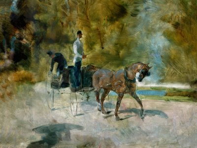 Un dogcart - Henri de Toulouse Lautrec