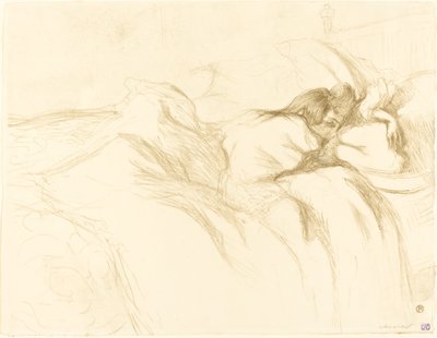 Femme couchée - Henri de Toulouse Lautrec