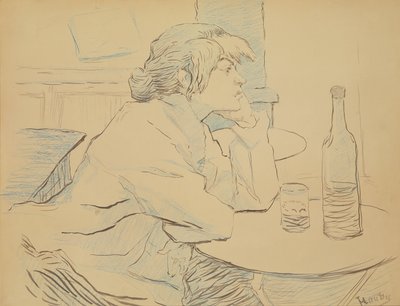 Femme buveuse, ou La gueule de bois, 1889 - Henri de Toulouse Lautrec