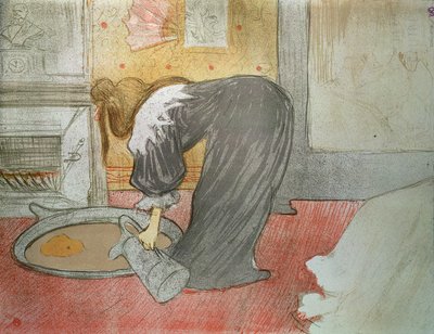 Femme à la baignoire de "Elles", 1896 - Henri de Toulouse Lautrec