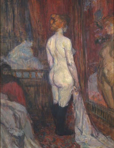 Femme devant un miroir - Henri de Toulouse Lautrec