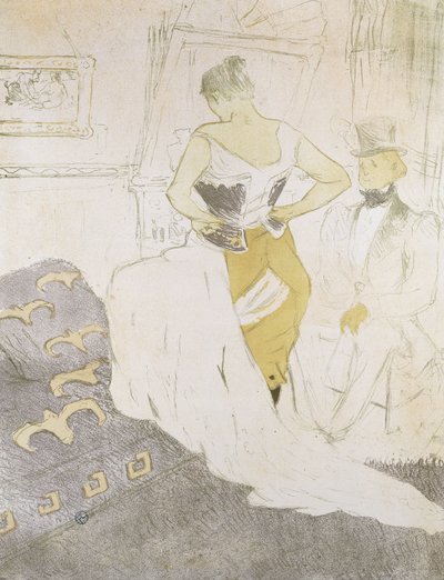 Femme en corset, de Elles, 1896 - Henri de Toulouse Lautrec