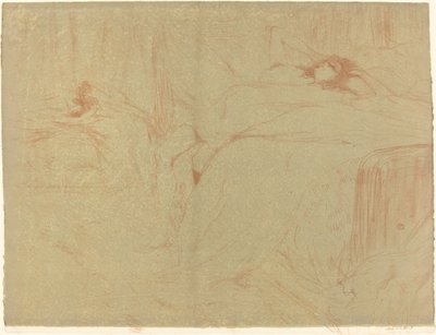 Femme sur le dos - Henri de Toulouse Lautrec