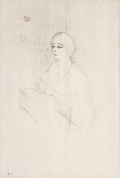 Yahne dans sa loge, 1895 - Henri de Toulouse Lautrec
