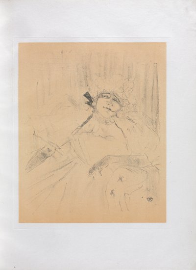 Yvette Guilbert-Série anglaise: Chanson ancienne - Henri de Toulouse Lautrec