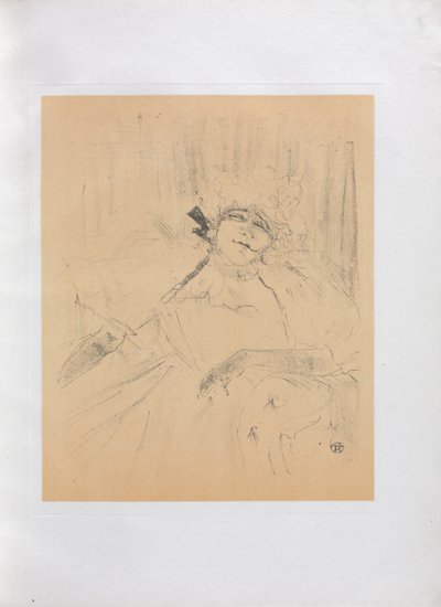 Yvette Guilbert-Série anglaise : Chanson ancienne, 1898 - Henri de Toulouse Lautrec