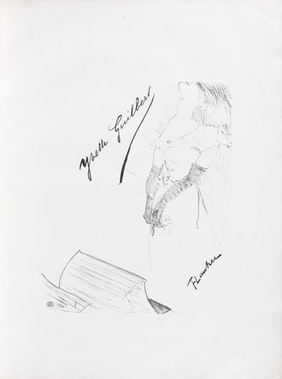 Yvette Guilbert-Série anglaise: Frontispice - Henri de Toulouse Lautrec