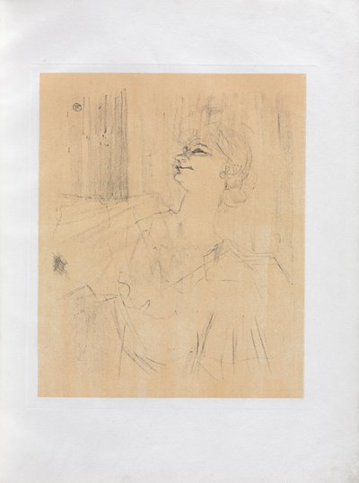 Yvette Guilbert-Série anglaise: Ménilmontant de Bruant - Henri de Toulouse Lautrec