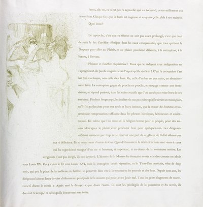 Yvette Guilbert-Série Française : No. 13, 1894 - Henri de Toulouse Lautrec