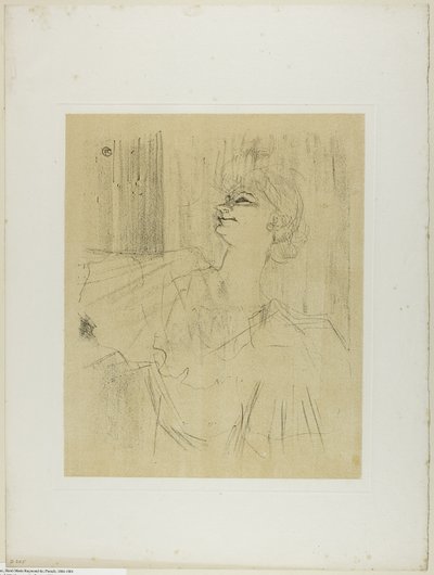 Yvette Guilbert—À Ménilmontant de Bruant, de Yvette Guilbert - Henri de Toulouse Lautrec