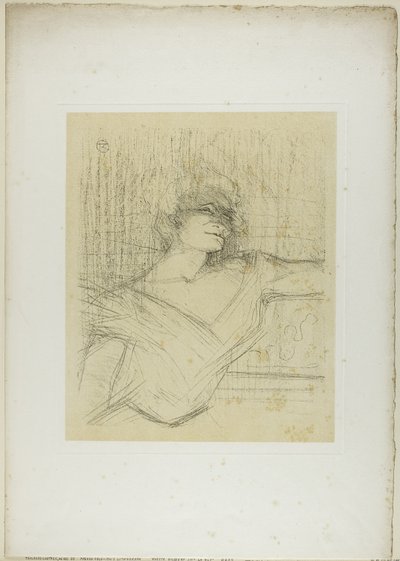 Yvette Guilbert—Dans la Glu, de Yvette Guilbert - Henri de Toulouse Lautrec