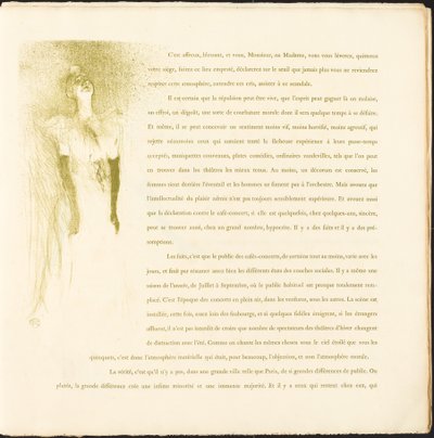 Yvette Guilbert - Henri de Toulouse Lautrec