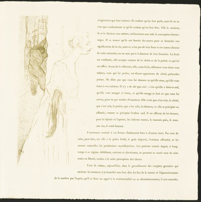 Yvette Guilbert - Henri de Toulouse Lautrec