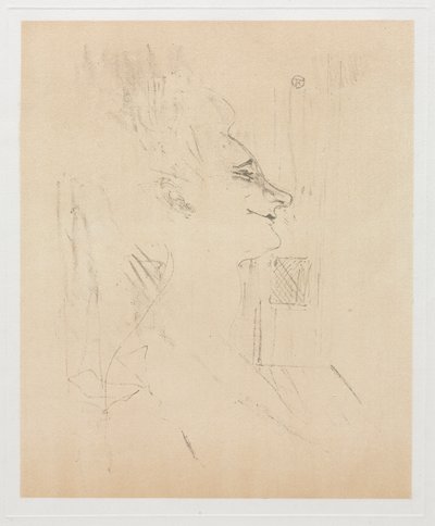Yvette Guilbert enivrée - Henri de Toulouse Lautrec
