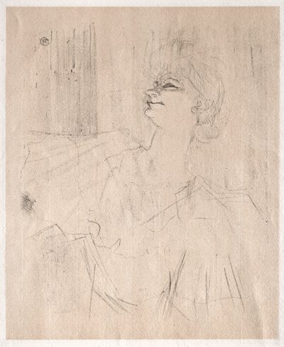 Yvette Guilbert : à Ménilmontant, de Bruant - Henri de Toulouse Lautrec