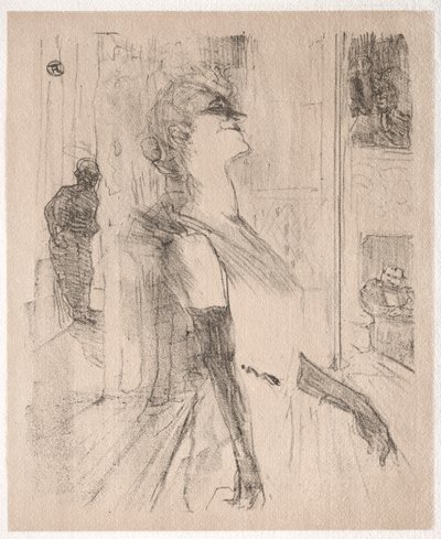 Yvette Guilbert : Sur la scène - Henri de Toulouse Lautrec