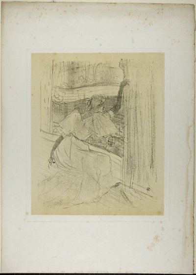 Yvette Guilbert saluant, de Yvette Guilbert - Henri de Toulouse Lautrec