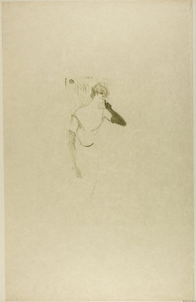 Yvette Guilbert, en Colombine à Pierrot - Henri de Toulouse Lautrec