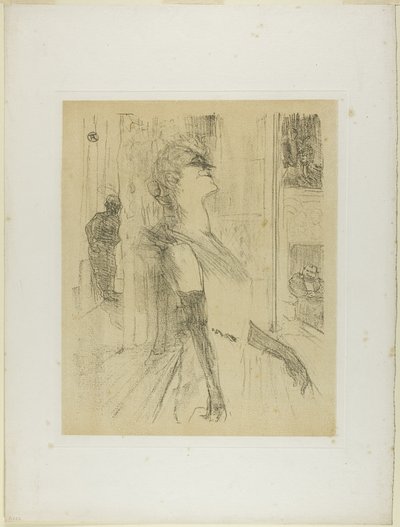Yvette Guilbert sur scène, de Yvette Guilbert - Henri de Toulouse Lautrec