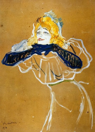 Yvette Guilbert chante Linger Longer Loo - Henri de Toulouse Lautrec