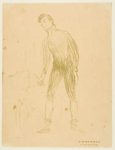 Zimmerman et sa machine - Henri de Toulouse Lautrec