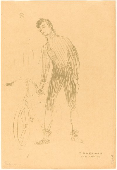 Zimmerman et sa machine - Henri de Toulouse Lautrec