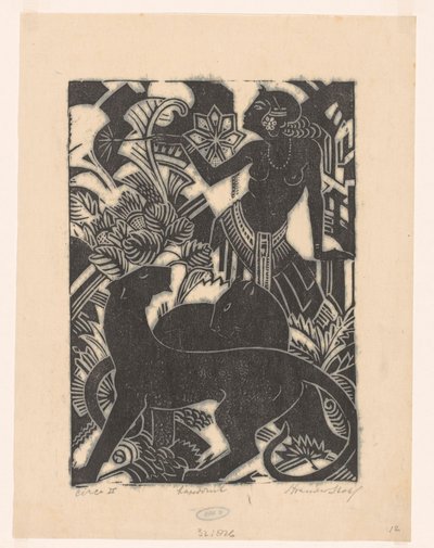 Circé II - Henri van der Stok (signed by artist)