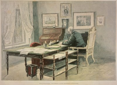 Prince Bismarck dans son étude à Friedrichsruh - Henriette Deppermann