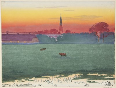 Ville marchande dans la marée - Henriette Hahn Brinckmann