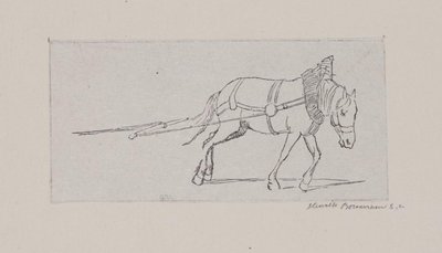 Un cheval tirant - Henrik Bornemann