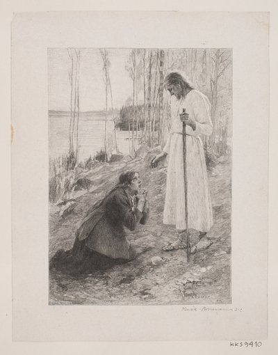 Le Christ apparaît à Marie Madeleine - Henrik Bornemann