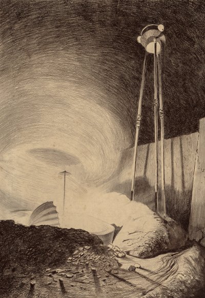 Les Martiens regardant un nuage de vapeur - Henrique Alvim Correa