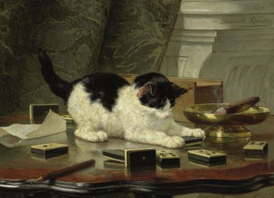 Jeu de chatons, vers 1860-1870 - Henriëtte Ronner Knip