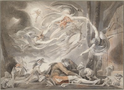 Le Rêve du Berger (détail) - Johann Heinrich Füssli