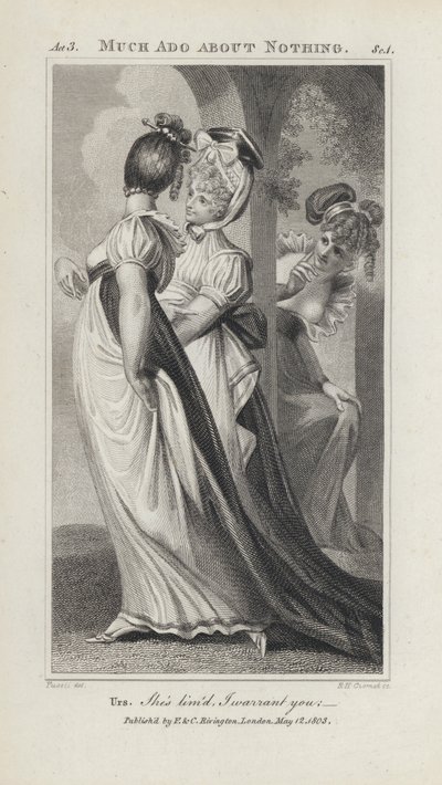 Illustration pour Beaucoup de bruit pour rien de Shakespeare - Henry  Fuseli