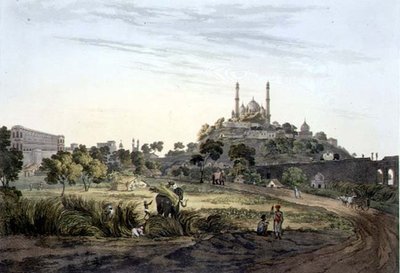 Vue de Lucknow, planche VII - Henry (after) Salt
