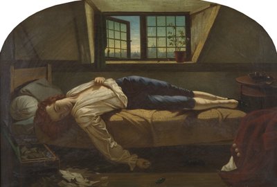La Mort de Chatterton - Henry (after) Wallis