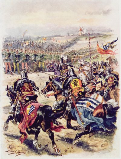 Charge de la cavalerie française, illustration pour 